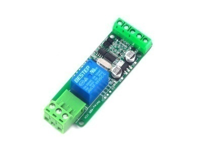 M&oacute;dulo Rel&eacute; 1 Canal 12V Modbus RTU RS485 com Isolamento por Optoacoplador para MCU e Arduino - Imagem 1
