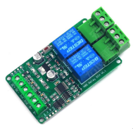 M&oacute;dulo Rel&eacute; 2 Canais 12V RS485 Modbus RTU com Isolamento por Optoacoplador na Entrada para MCU/Arduino
