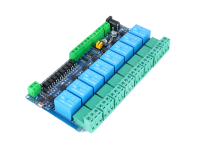 M&oacute;dulo de Rel&eacute;s 8 Canais 5V RS485 com Isolamento por Optoacoplador Modbus RTU para Arduino - Imagem 1