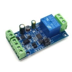M&oacute;dulo Rel&eacute; 1 Canal 5V 7-24V Modbus RTU RS485/TTL com prote&ccedil;&atilde;o contra conex&atilde;o reversa