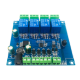 M&oacute;dulo de rel&eacute; 4 canais 5 V Modbus RTU RS485/TTL 7 a 24 V com prote&ccedil;&atilde;o contra conex&atilde;o invertida - Thumb - 1