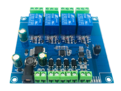M&oacute;dulo de rel&eacute; 4 canais 5 V Modbus RTU RS485/TTL 7 a 24 V com prote&ccedil;&atilde;o contra conex&atilde;o invertida - Imagem 1