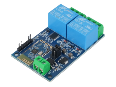 M&oacute;dulo Rel&eacute; 2 Canais DC 12V com Bluetooth e controle remoto por celular via Internet - Imagem 7