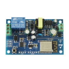 M&oacute;dulo Rel&eacute; Wi‑Fi 1 Canal AC 220V com ESP8266 (ESP‑12S), Placa de Desenvolvimento