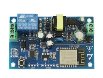 M&oacute;dulo Rel&eacute; Wi‑Fi 1 Canal AC 220V com ESP8266 (ESP‑12S), Placa de Desenvolvimento - Imagem 1