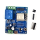 M&oacute;dulo Rel&eacute; Wi‑Fi ESP8266 1 Canal (ESP‑12F) DC5-80V, Placa de Desenvolvimento e Fonte para Arduino - Thumb - 1