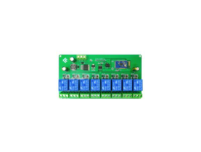 M&oacute;dulo rel&eacute; Bluetooth 8 canais, alimenta&ccedil;&atilde;o 5V/7&ndash;28V, placa de desenvolvimento - Imagem 1