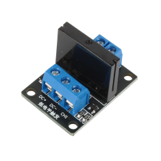 M&oacute;dulo Rel&eacute; de Estado S&oacute;lido (SSR) 1 Canal 24V Controle DC N&iacute;vel Baixo 250V 2A com Fus&iacute;vel Resistivo
