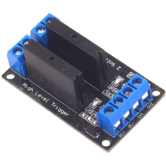 M&oacute;dulo SSR de 2 canais 3&ndash;24V DC com acionamento por n&iacute;vel alto e fus&iacute;vel resistivo