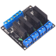 M&oacute;dulo SSR 4 canais 24V controle DC n&iacute;vel baixo 250V 2A com fus&iacute;vel resistivo - Thumb - 1