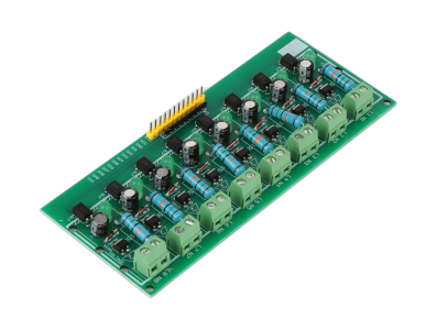 M&oacute;dulo de isolamento por optoacopladores 8 canais AC 220V para PLC - Imagem 1