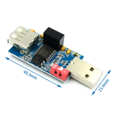 M&oacute;dulo isolador USB 1 canal ADUM3160