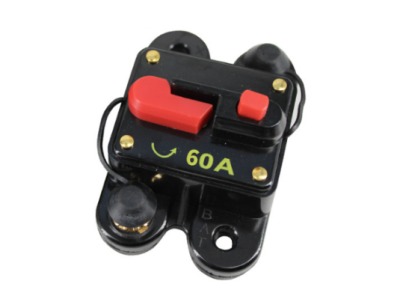 Disjuntor DC 12V a 24V 60A - Imagem 1