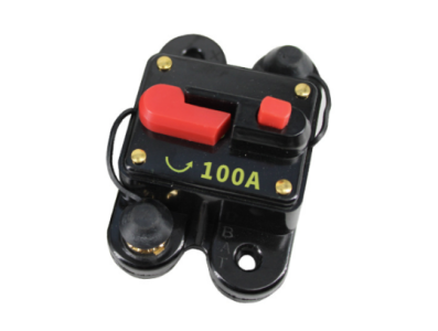 Disjuntor DC 12V a 24V 100A para prote&ccedil;&atilde;o el&eacute;trica - Imagem 1