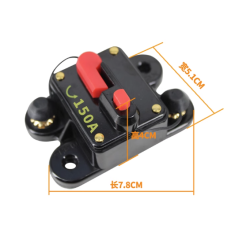 Disjuntor DC 12 a 24 V 150 A