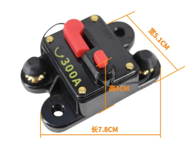 Disjuntor DC 12/24V 300A, Prote&ccedil;&otilde;es e BMS - Imagem 1