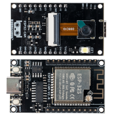 KUONGSHUN ESP32-CAM placa de desenvolvimento Wi‑Fi e Bluetooth com c&acirc;mera OV3660