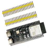 Placa de desenvolvimento ESP32-S3 N8R2 preta sem solda Wi-Fi Bluetooth compat&iacute;vel BLE 5.0 Mesh