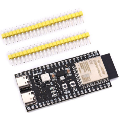 Placa de desenvolvimento ESP32-S3 preta n&atilde;o soldada com Wi-Fi e Bluetooth BLE 5.0 Mesh N16R8