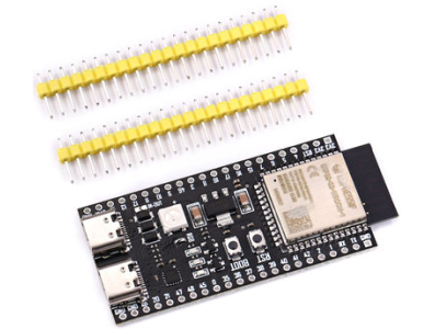Placa de desenvolvimento ESP32-S3 preta n&atilde;o soldada com Wi-Fi e Bluetooth BLE 5.0 Mesh N16R8 - Imagem 1