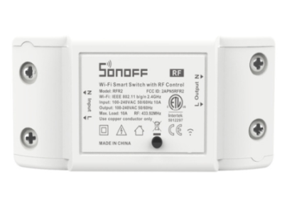 Sonoff RFR2 Interruptor WiFi On/Off com controle remoto m&oacute;vel e controle por voz Siri, 10 A, 433 MHz - Imagem 7
