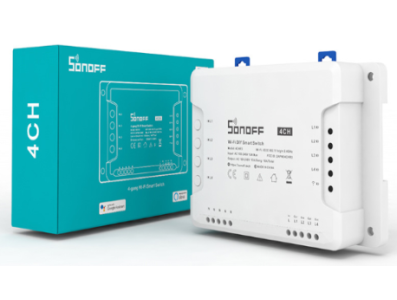 Sonoff 4CH R3 Interruptor Inteligente 4 Canais 10A com suporte a Google e Smart Home Automation - Imagem 7