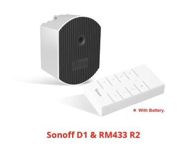 Sonoff D1 Dimmer Inteligente Wi‑Fi 433 MHz com Controle Remoto RM433 R2 - Imagem 7