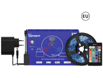 SONOFF L2 Lite 5M-EU Fita de LED RGB Smart IP20 n&atilde;o &agrave; prova d'&aacute;gua - Imagem 1
