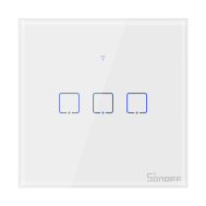 SONOFF T0EU3C-TX Interruptor Touch Wi‑Fi sem Fio Smart Home