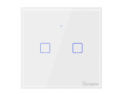 SONOFF T2EU2C-TX Interruptor Touch Wi‑Fi Sem Fio Ecossistema SONOFF - Imagem 7