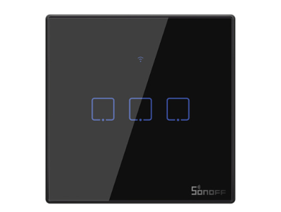 SONOFF T3EU3C-TX Interruptor Touch Wi‑Fi Sem Fio Smart Home - Imagem 1