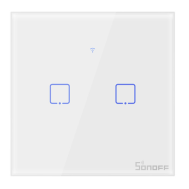 SONOFF T0UK2C-TX Interruptor Touch Wi-Fi para Smart Home