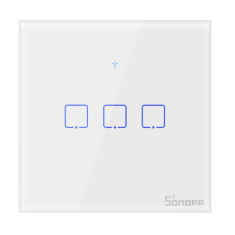 SONOFF T1UK3C-TX Interruptor Touch Wi‑Fi Sem Fio para Casa Inteligente