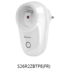 Tomada Inteligente ZigBee SONOFF S26R2ZBTPE(FR)