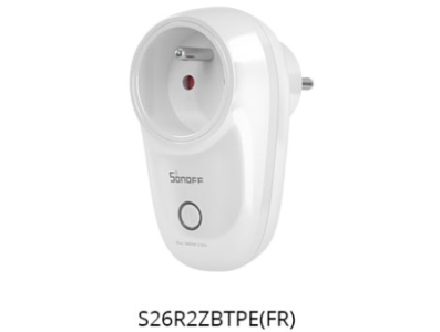 Tomada Inteligente ZigBee SONOFF S26R2ZBTPE(FR) - Imagem 1