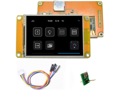 Nextion NX3224F028 M&oacute;dulo Display HMI TFT Resistivo 2,8'' 320&times;240 - Imagem 1