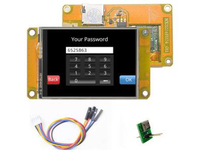 Nextion NX3224F024 M&oacute;dulo Display HMI Touch TFT resistivo 2,4 polegadas 320*240mm - Imagem 1