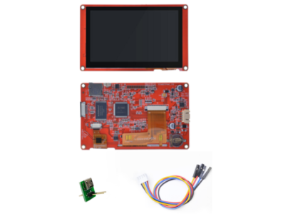 Nextion NX4827P043-011C Display HMI 4,3'' Touch Capacitivo com Carca&ccedil;a Protetora - Imagem 1