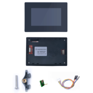 Nextion NX4827P043-011R-Y Display HMI 4,3 polegadas, tela touch resistiva com carca&ccedil;a protetora