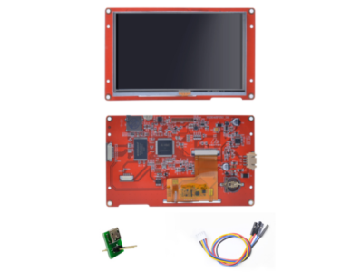 Nextion NX8048P050-011R Tela touch resistiva 5.0 polegadas HMI - Imagem 1