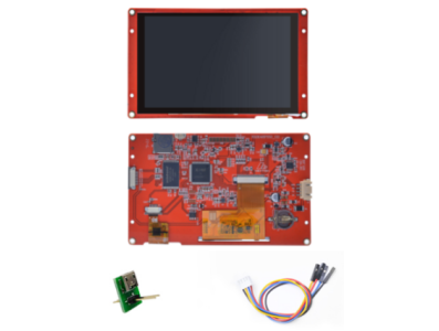 Nextion NX8048P050-011C Display HMI 5,0 polegadas, tela touch capacitiva - Imagem 1