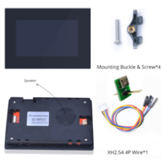 Nextion NX8048P050-011C-Y Tela sens&iacute;vel ao toque capacitiva 5,0 polegadas com carca&ccedil;a protetora, Display HMI