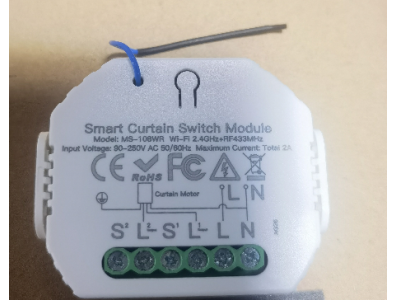 M&oacute;dulo interruptor para cortina Tuya WiFi 90-250V RF 433MHz compat&iacute;vel com Alexa - Imagem 7