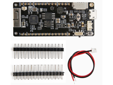 Placa TTGO T8 V1.7 n&atilde;o soldada ESP32-WROVER 8MB PSRAM TF Card antena 3D Wi‑Fi e Bluetooth MicroPython - Imagem 5