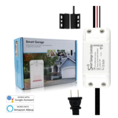 Tuya Controlador Wi‑Fi para Porta de Garagem 100&ndash;240V com Plug UK