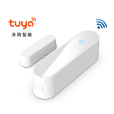 Sensor magn&eacute;tico WiFi Tuya branco