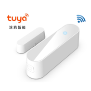 Sensor magn&eacute;tico WiFi Tuya branco