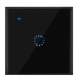 Tuya Wi‑Fi Interruptor Inteligente Touch 1 Canal Tipo 86 Plug EU Preto - Thumb - 1