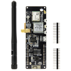 M&oacute;dulo TTGO T-Beam V1.1 ESP32 LoRa 915MHz NEO-6M WiFi Bluetooth conector IPEX suporte para bateria 18650 CH9102F n&atilde;o soldado