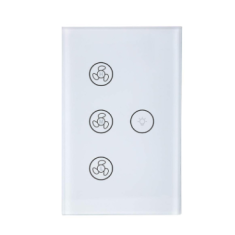 Luzes para ventilador Wi‑Fi Tuya brancas